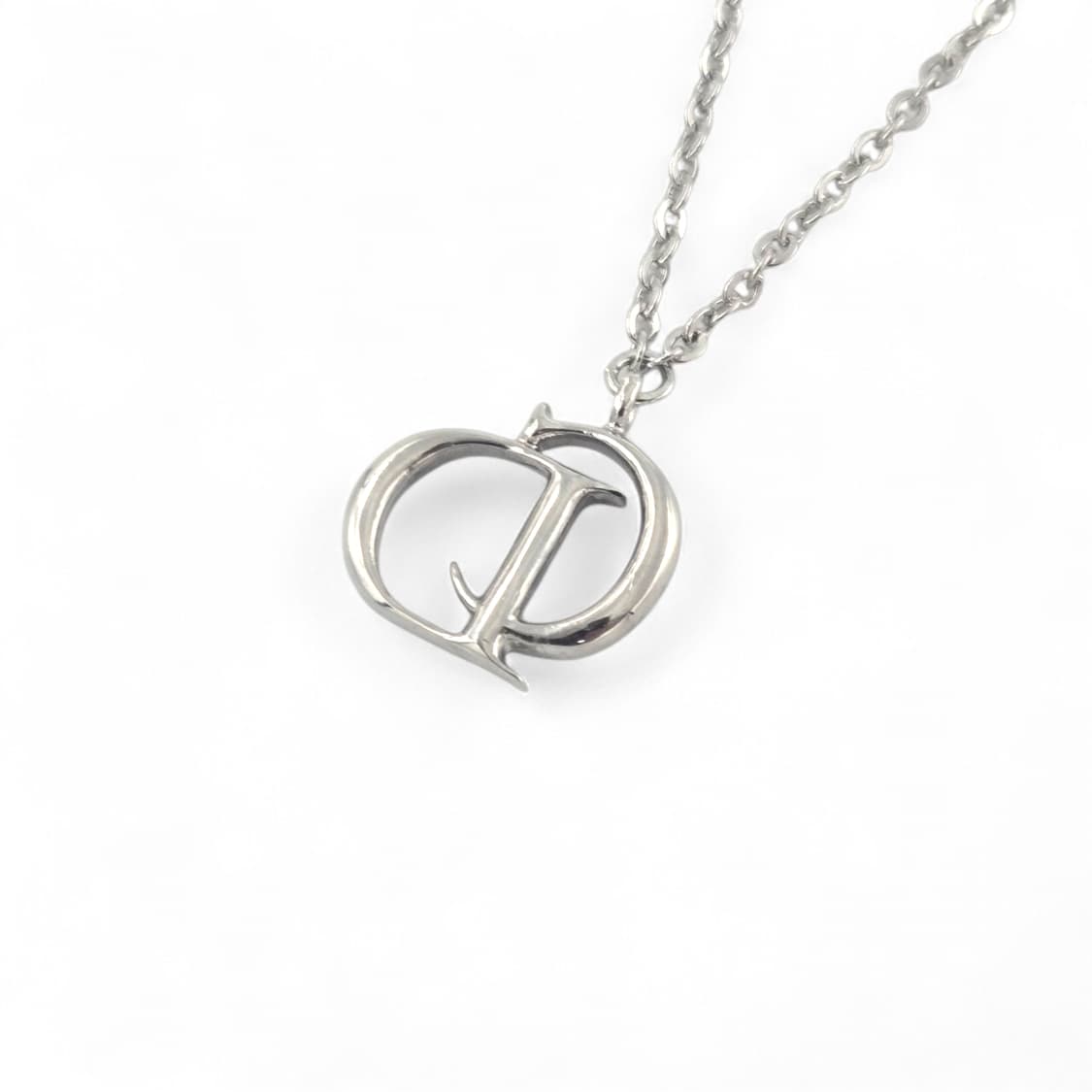 디올 큐빅 CD 로고 목걸이 상품이미지7