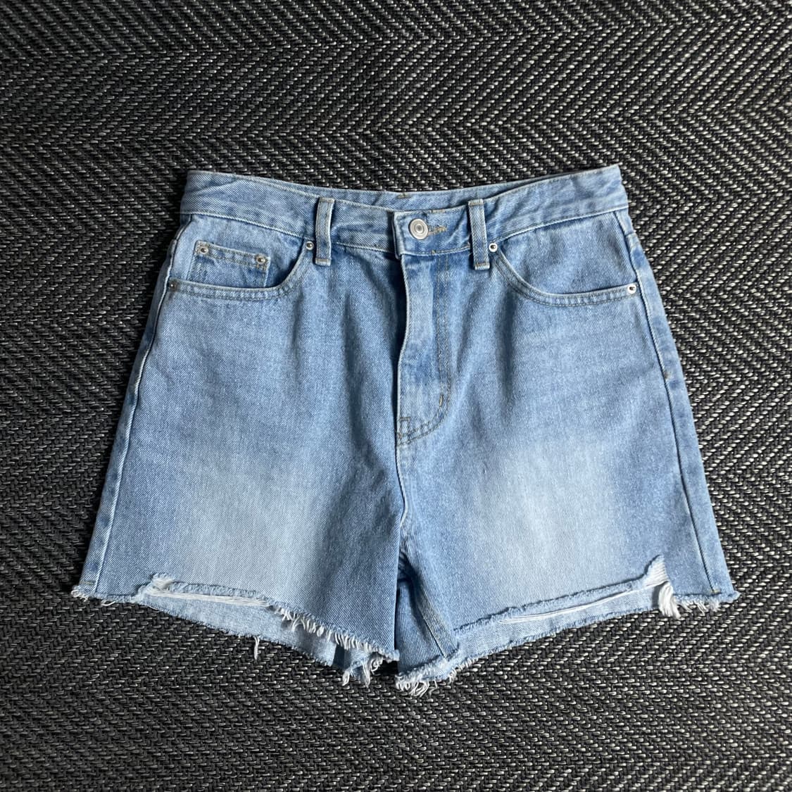 빈티지 우먼스 커팅 데님 숏 팬츠o 2691 상품이미지1