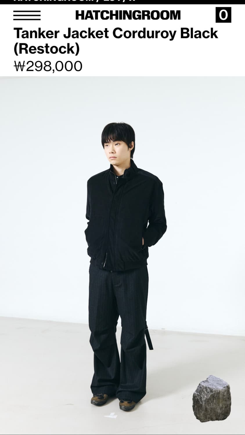 Tanker Jacket Corduroy Black 상품이미지4