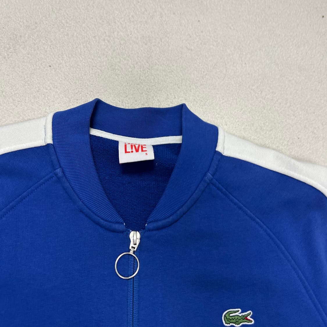 Lacoste blue two-way zip-up 상품이미지6
