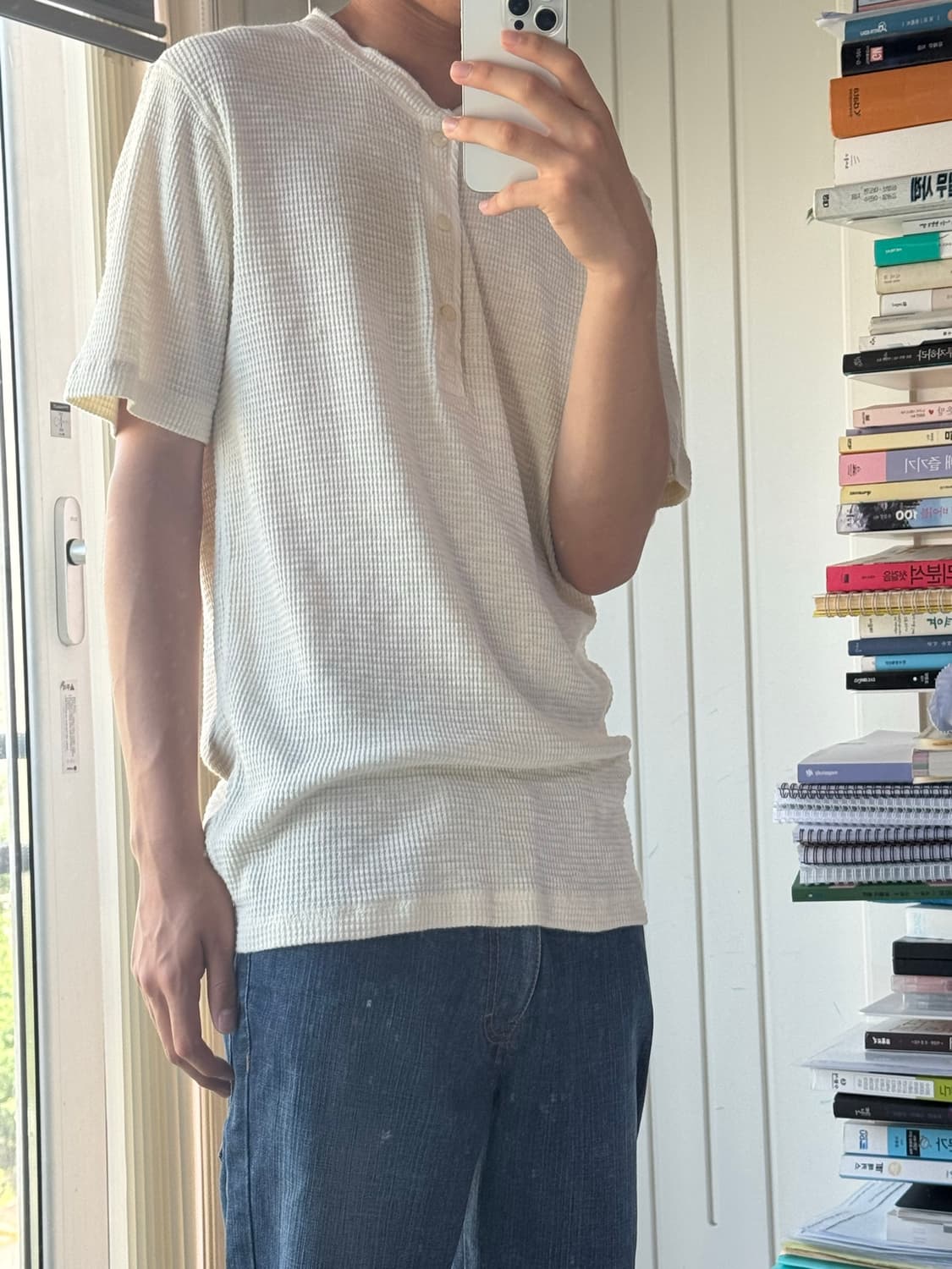 새상품 더블알엘 RRL 와플 헨리넥 반팔 xL 상품이미지2