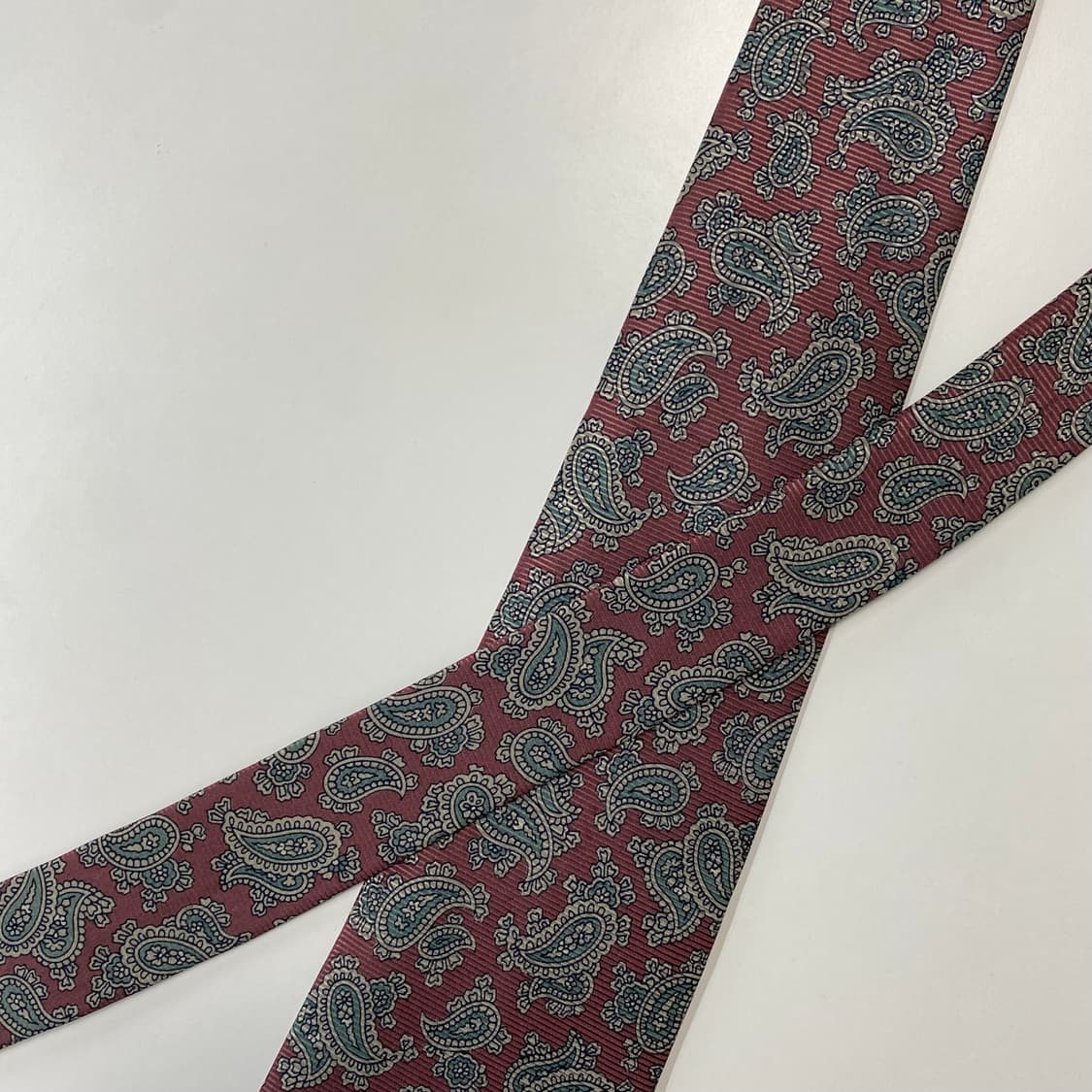 버버리 페이즐리 명품 정품 넥타이 (Burberry) 8.3cm 상품이미지4