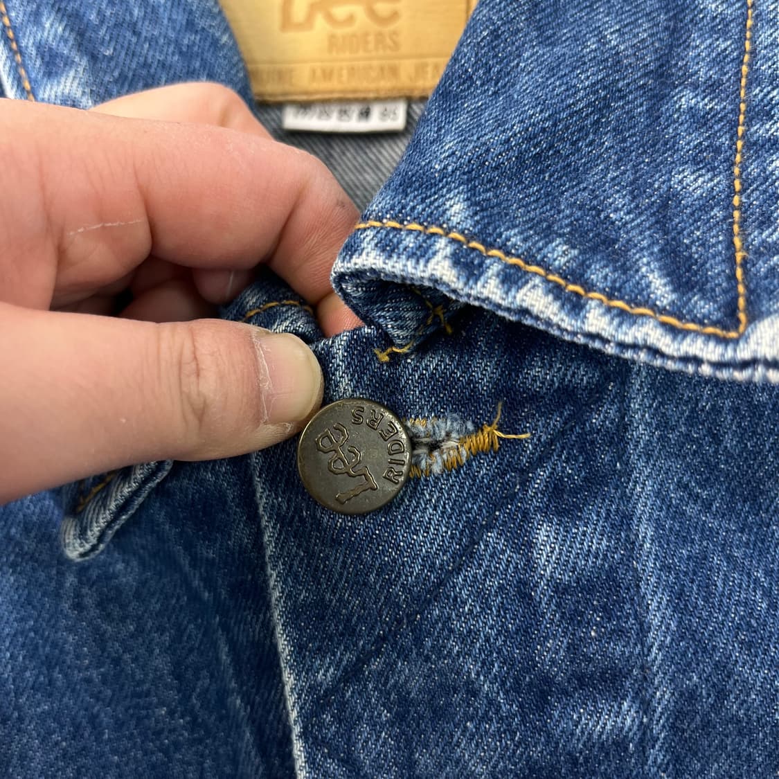 100 LEE 리 80s 쌍방울 데님 자켓 상품이미지4