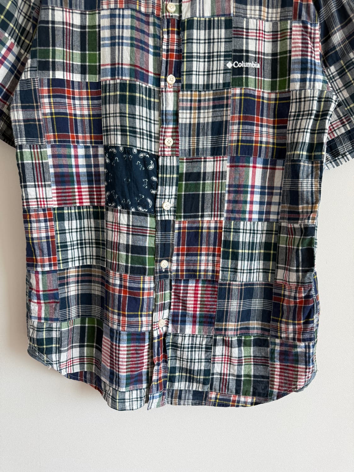 컬럼비아(Columbia) 패치워크 반팔 셔츠 상품이미지3