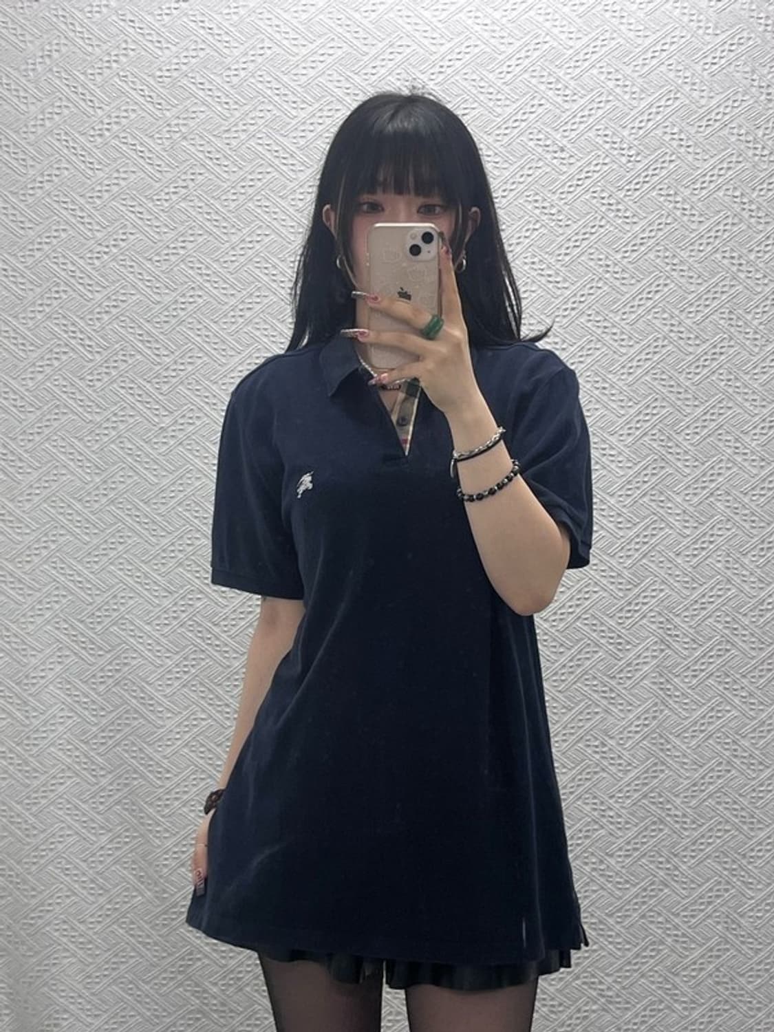 버버리 빈티지 캐주얼 pk 피케이 카라 반팔티 XL C11852 상품이미지1