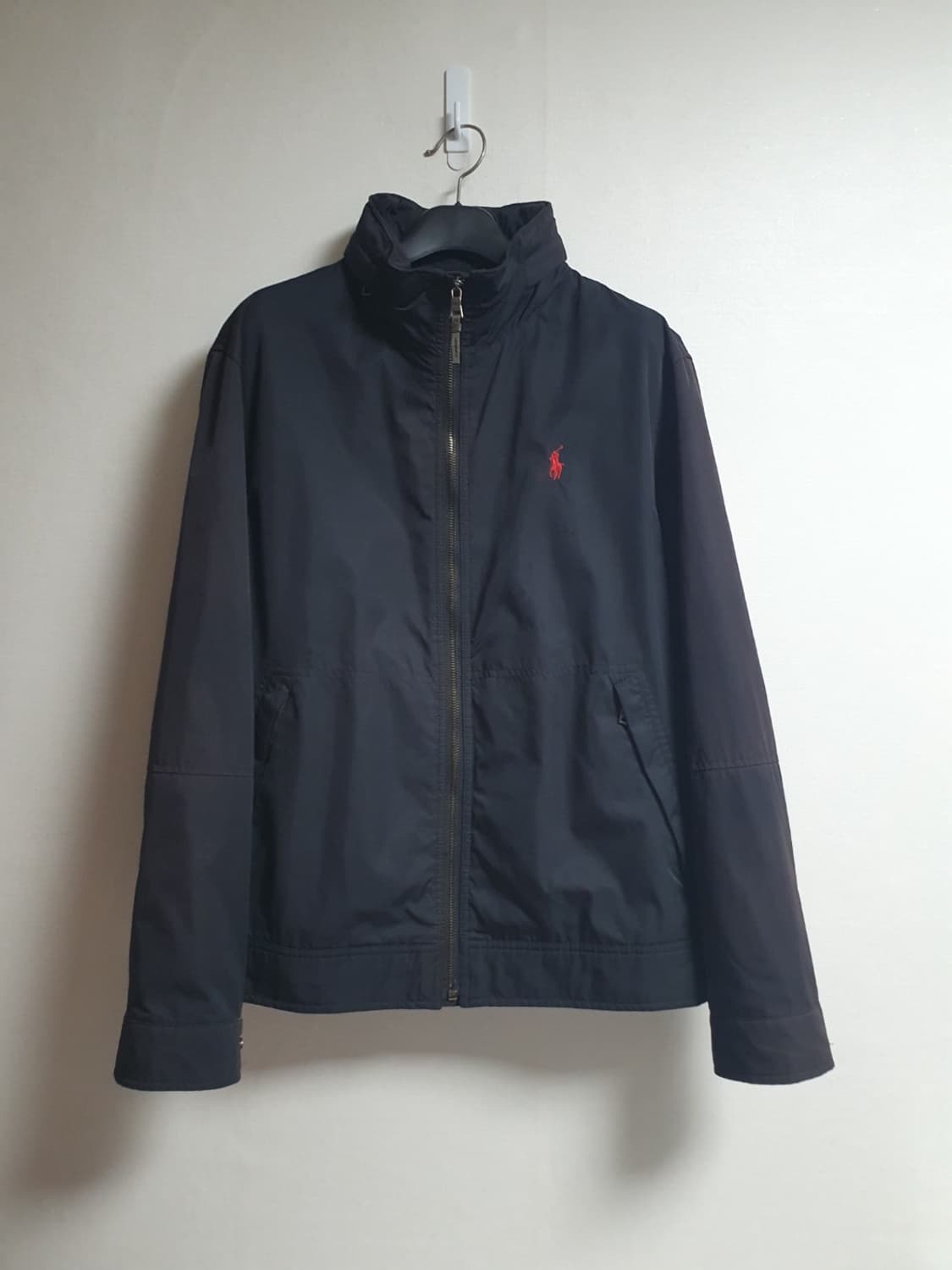 폴로 랄프로렌 집업 라이트 자켓 블랙 레드포니 / L 상품이미지1