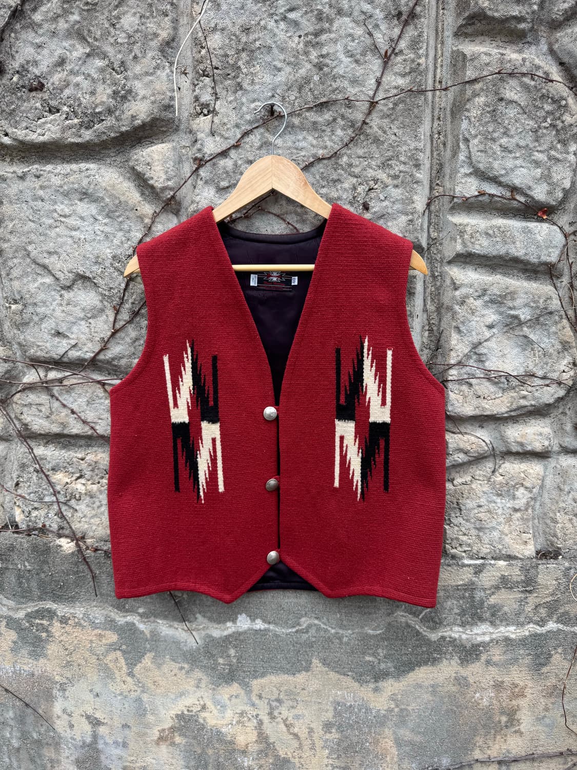 90s 센티넬라 빈티지 올드라벨 핸드 우븐 울 오르테가 치마요 베스트 상품이미지1