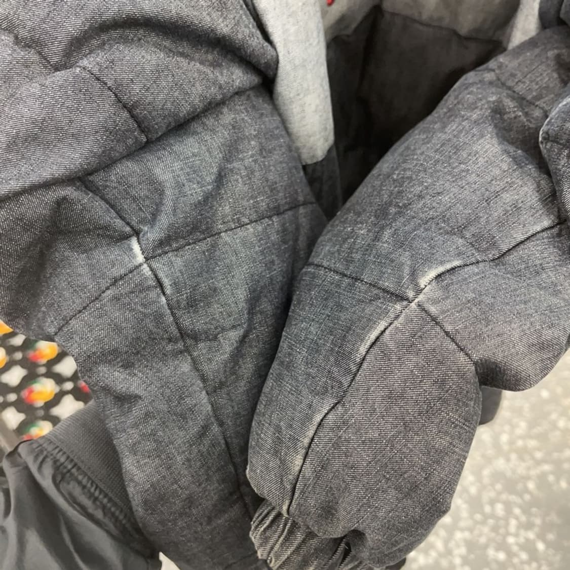 MLB 올드스쿨 빈티지 레터링 오리털 패딩 100 C08017 상품이미지9