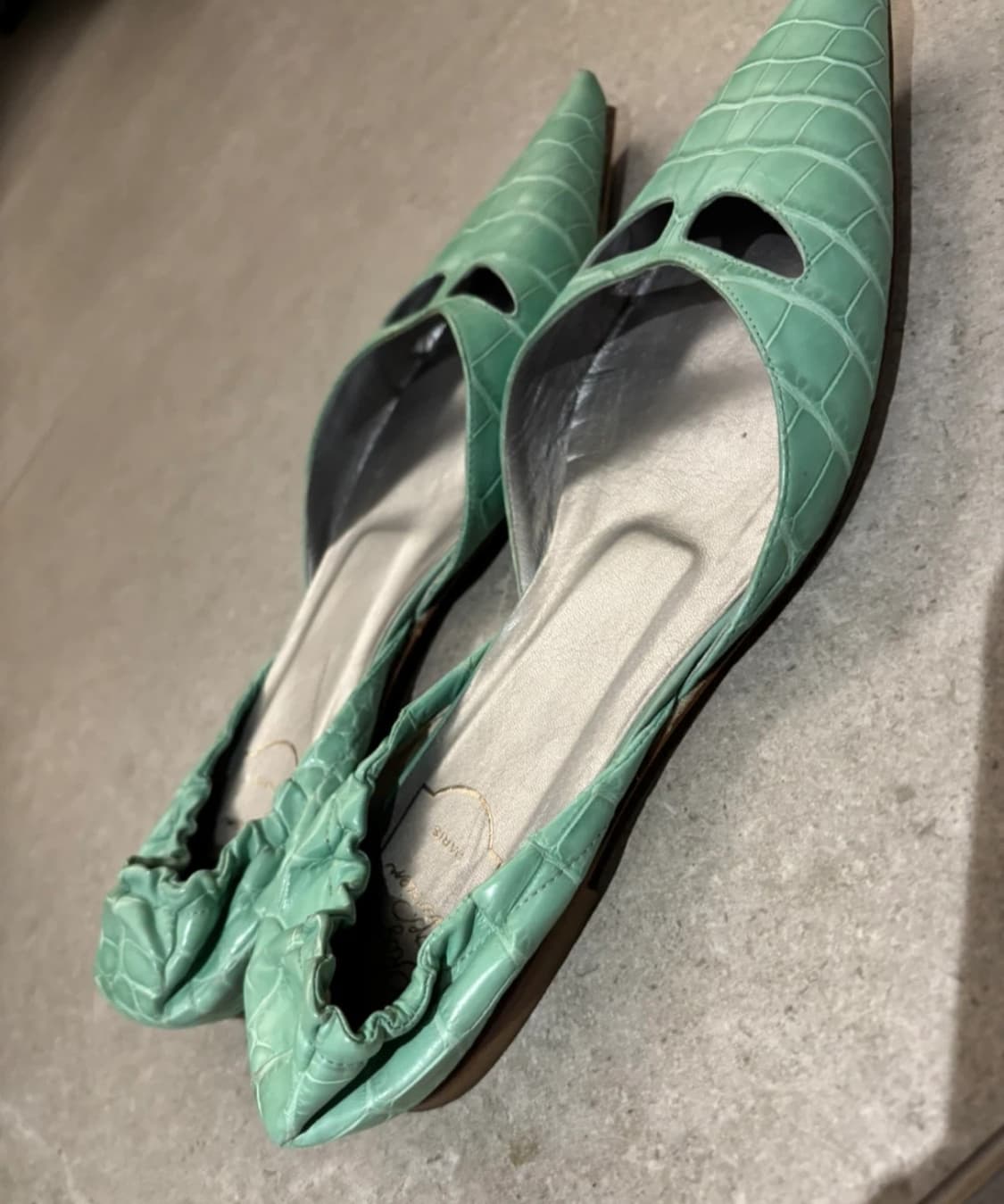 Roger vivier 로저비비에 민트 플랫슈즈 250 상품이미지4