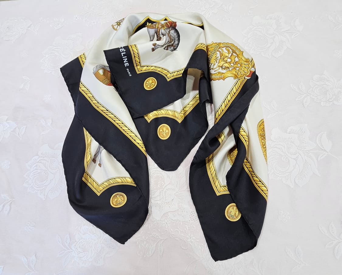 셀린느 빈티지 실크스카프 상품이미지9