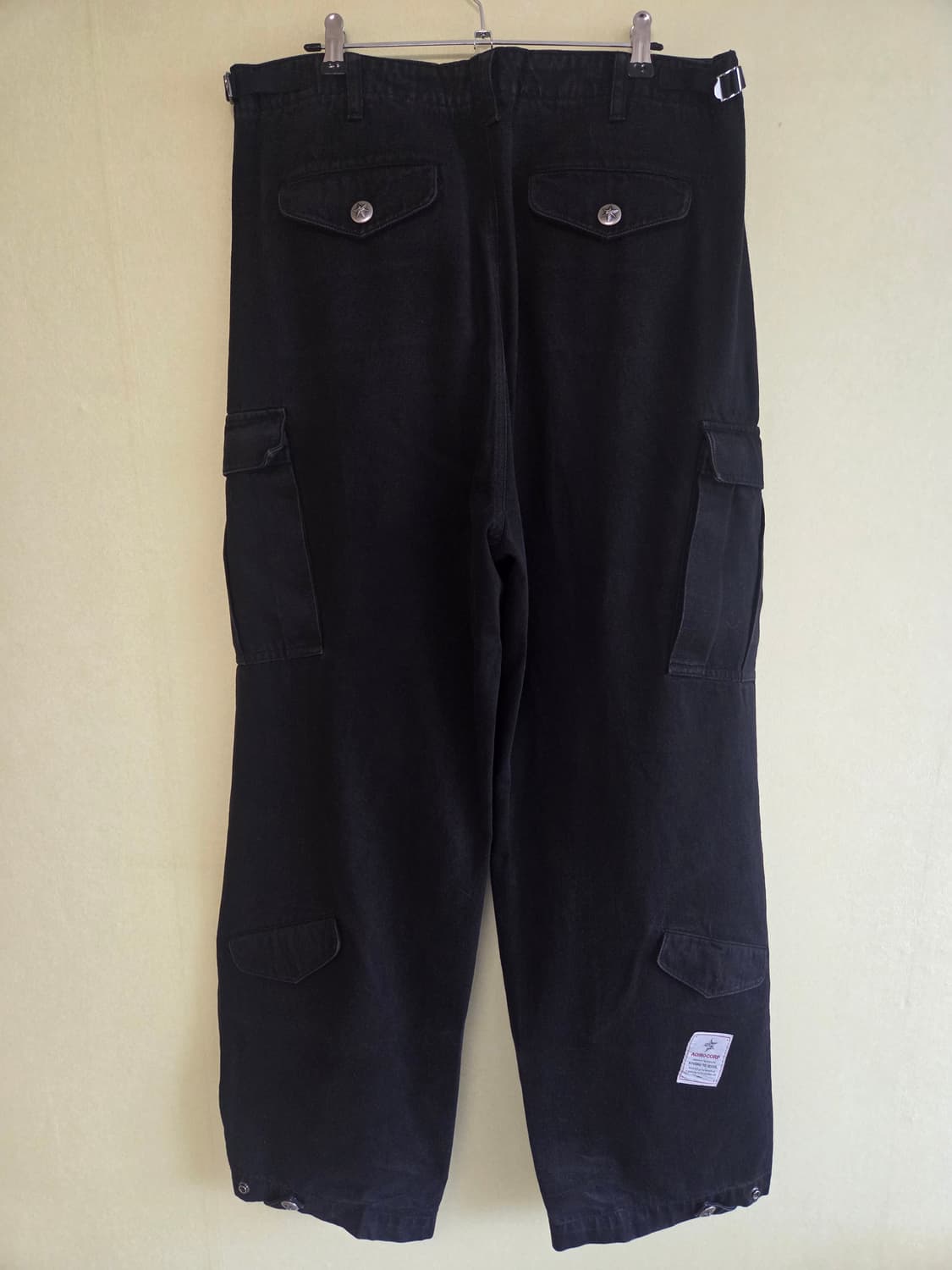 [2] 아오이로 히카리 스냅 m65 팬츠 블랙 상품이미지3