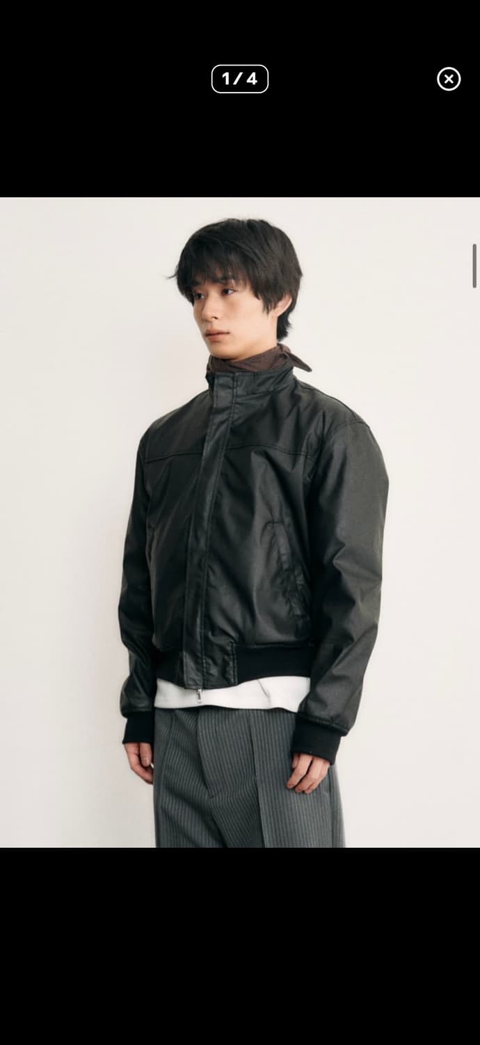 (구매) lundy 크롭 왁스자켓 3사이즈 상품이미지1