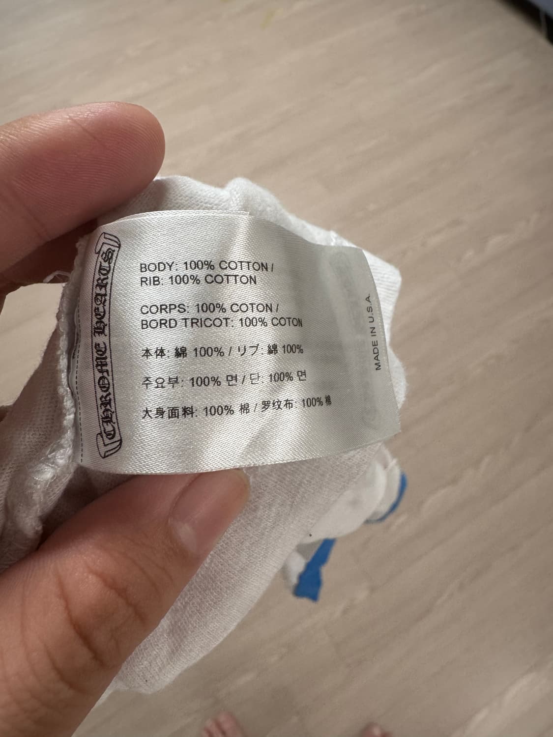 크롬하츠 롤러스케이트 티셔츠 L 상품이미지3