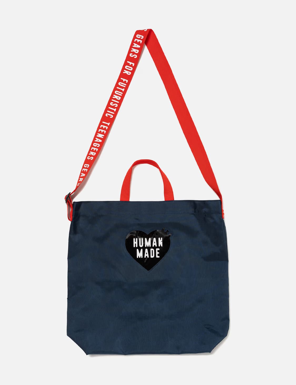 Human Made Shoulder Tote Bag Navy 상품이미지1