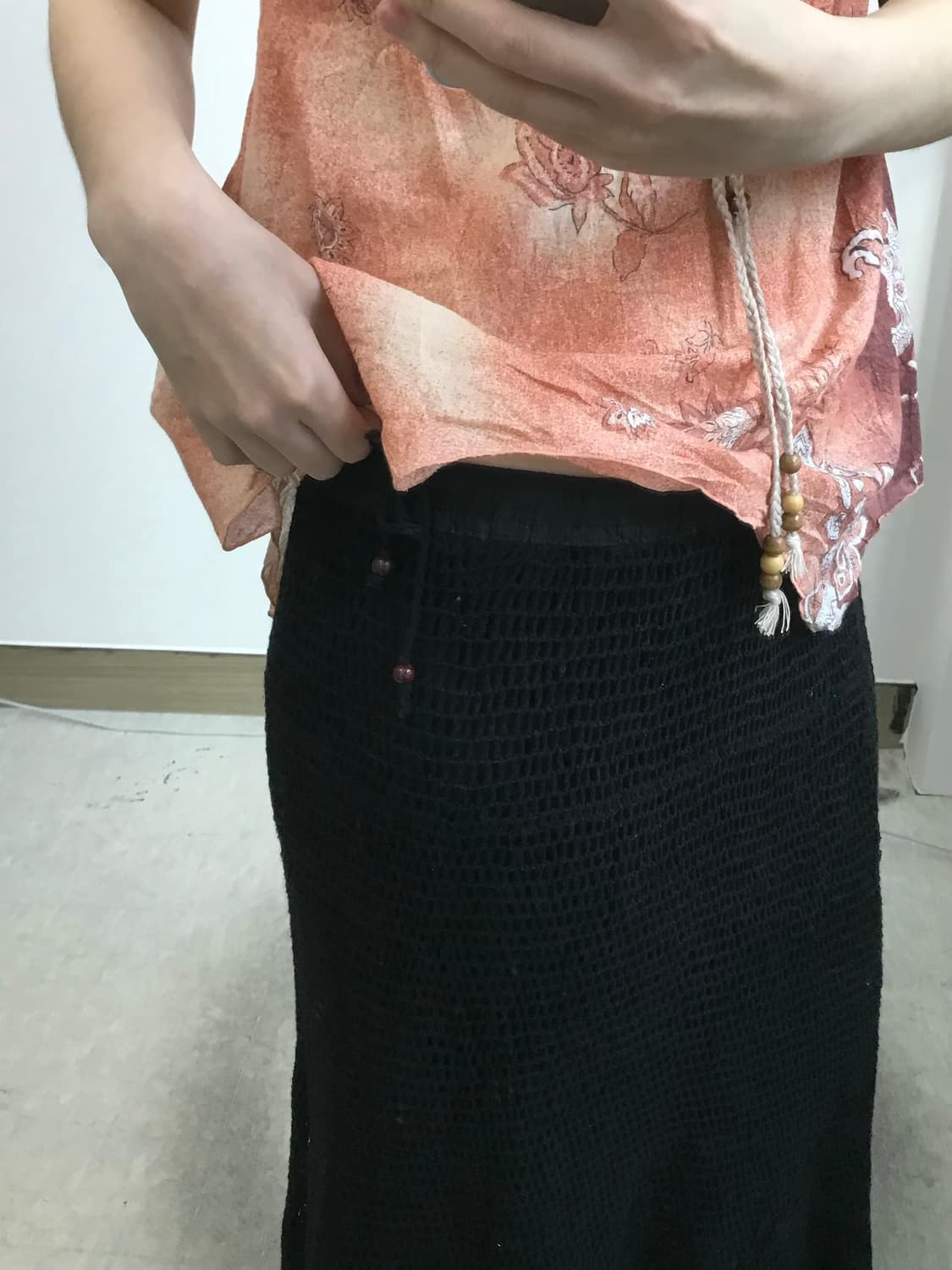 빈티지 크로셰 롱스커트 상품이미지2