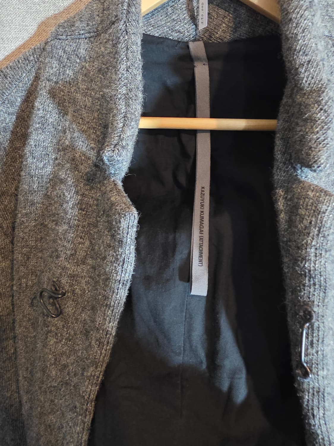 Kazuyuki kumagai attachment wool jacket 상품이미지4