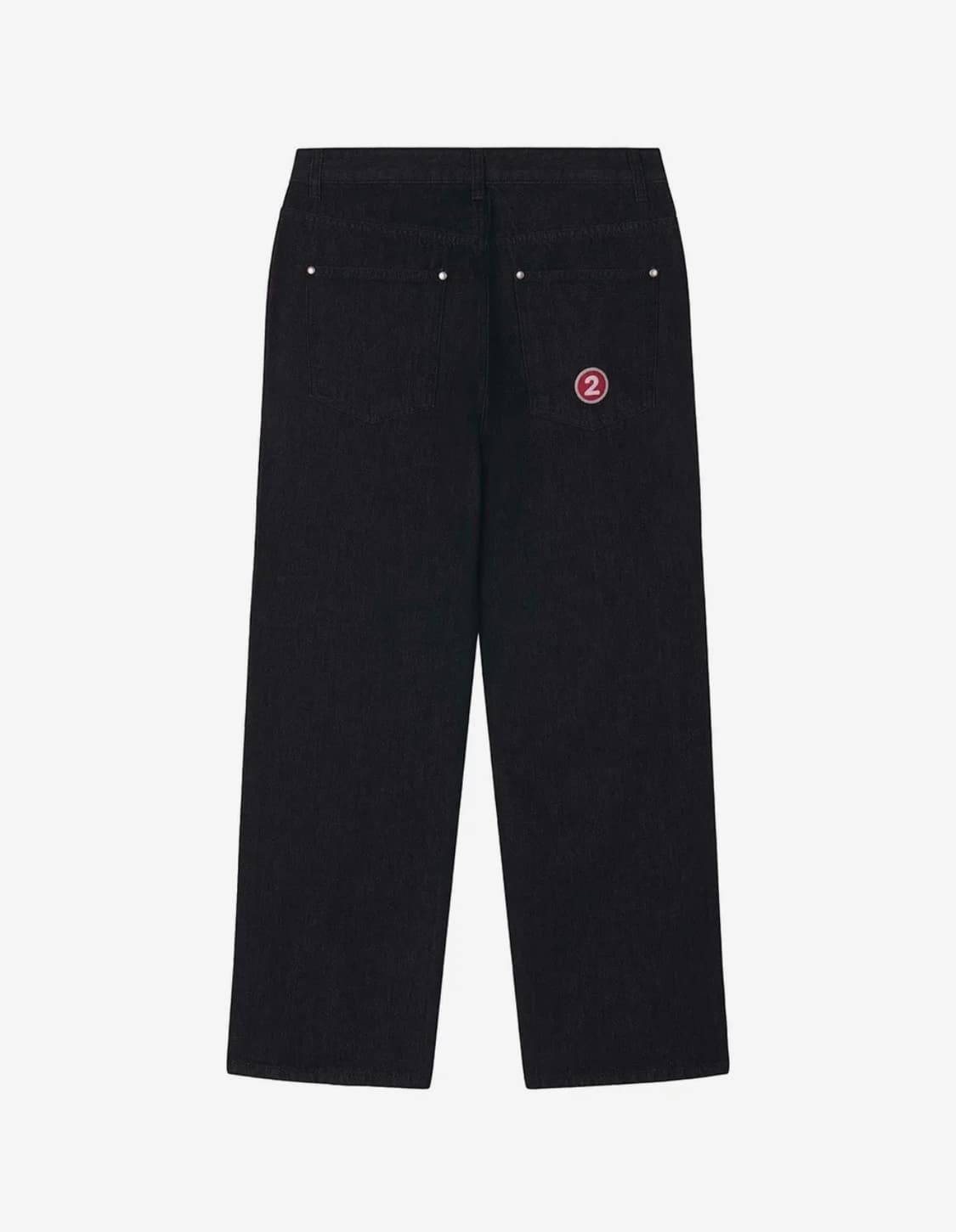 새상품) 애쓰 스트레이트 진 블랙 3사이즈 상품이미지1