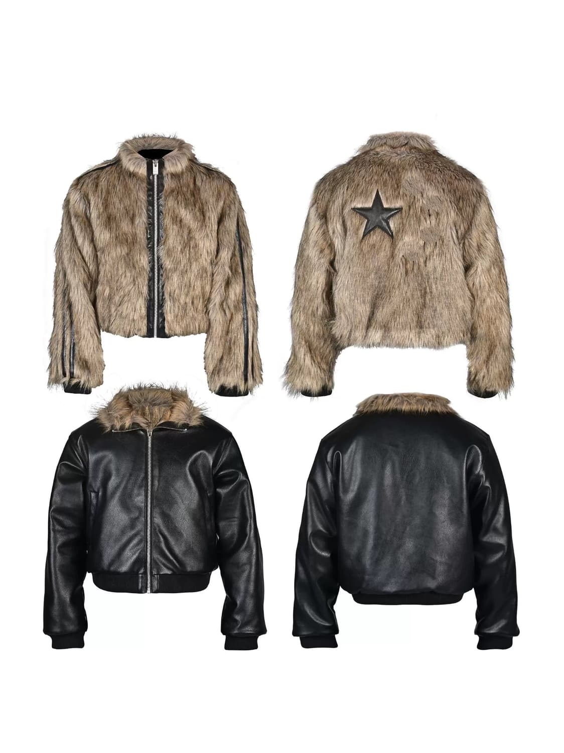 Wolfstar Reversible Fur Bomber 상품이미지1