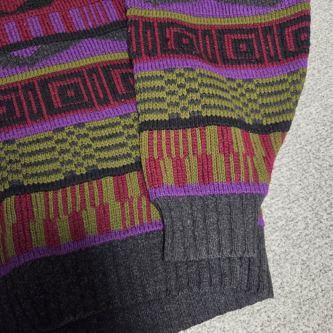 90's Made in USA Magnetic Force 니트 L-XL 상품이미지4