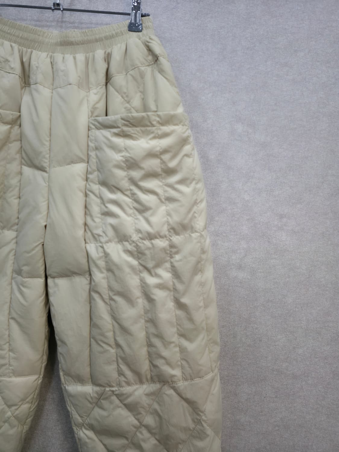 퀼팅 패딩 와이드 팬츠 상품이미지2