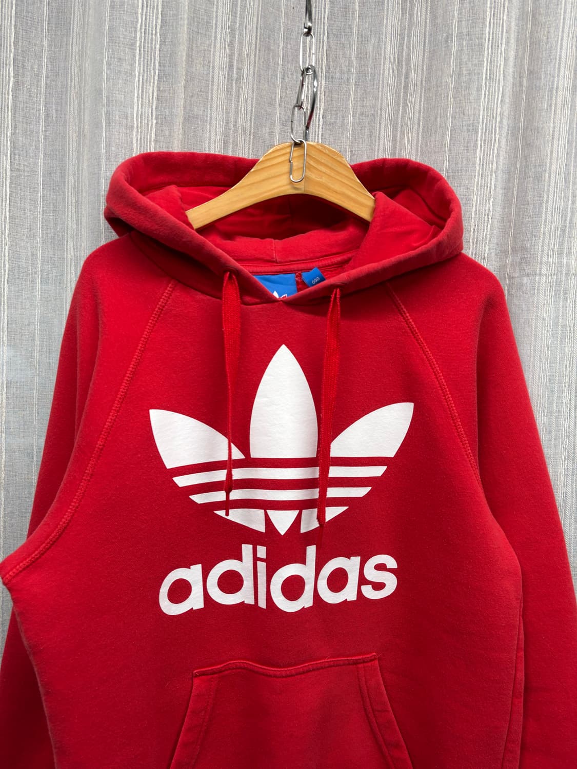 아디다스 파이어버드 빅로고 후드티 상품이미지4