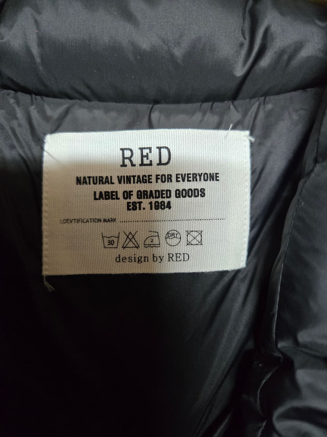 RED 후드 롱패딩 베스트 올리브 F 빅사이즈~120 상품이미지10