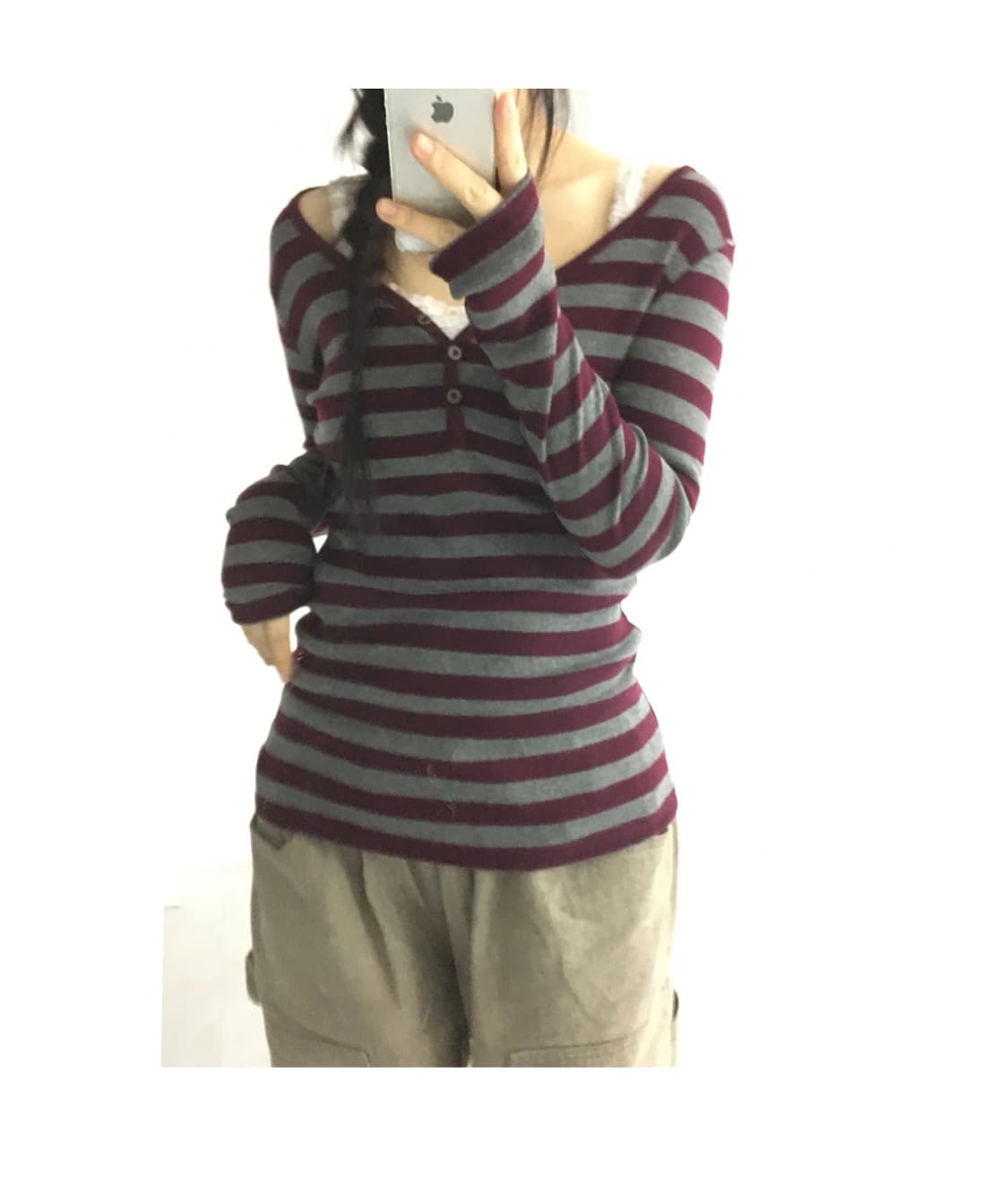 스트라이프 티셔츠 상품이미지2