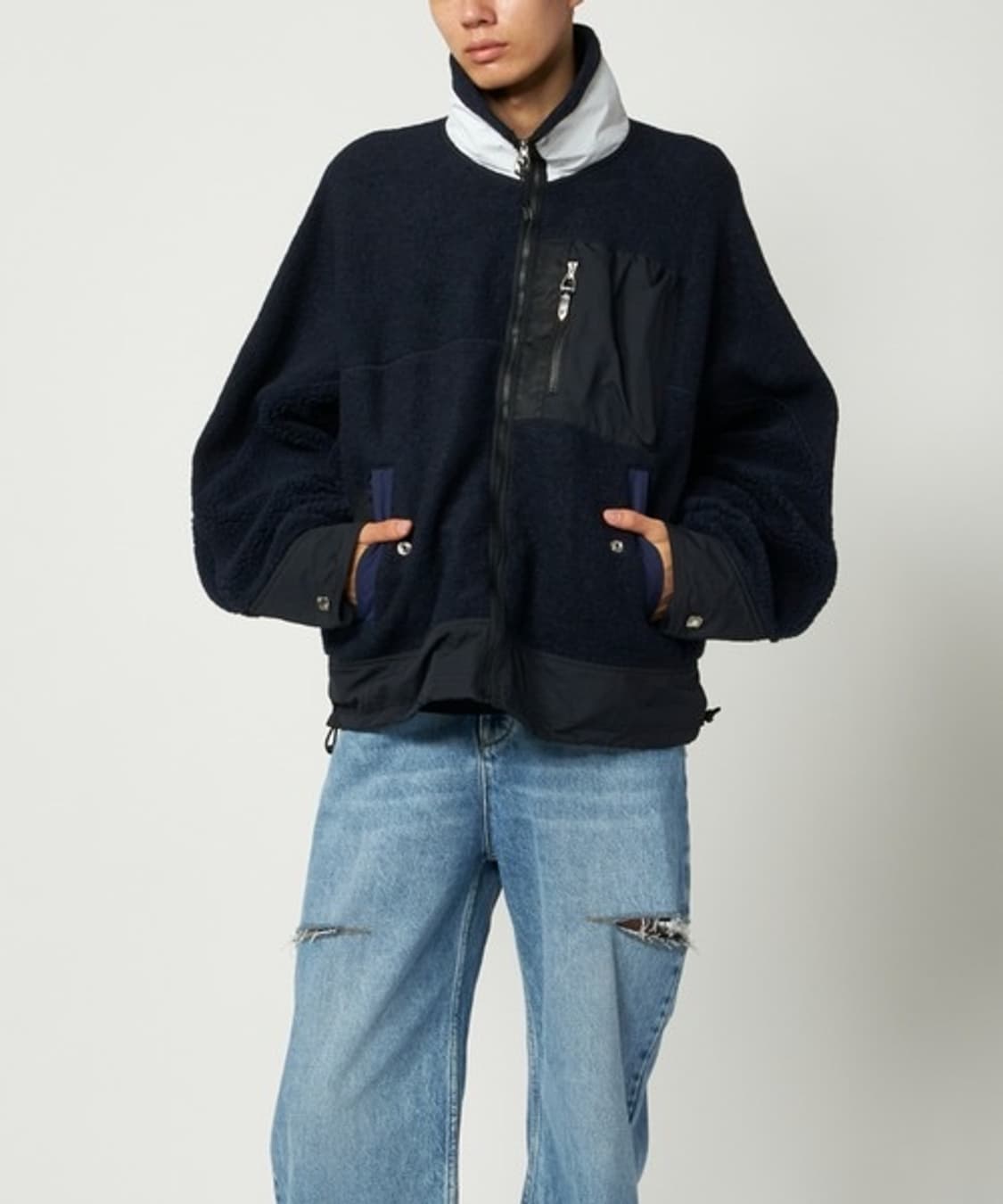 24aw 토가 비릴리스 울 저지 블루종 46 상품이미지2