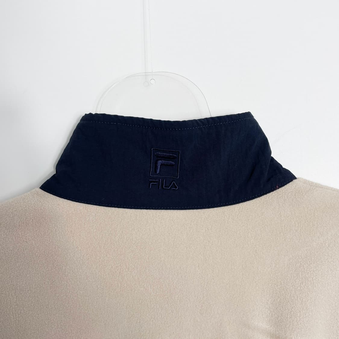 E2 휠라 플리스 반집업 맨투맨 95사이즈 상품이미지5