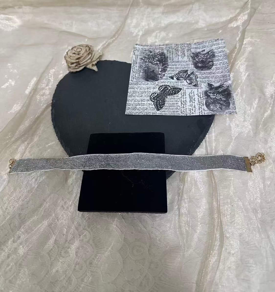 빈티지 스팽글  초커 목걸이 상품이미지2