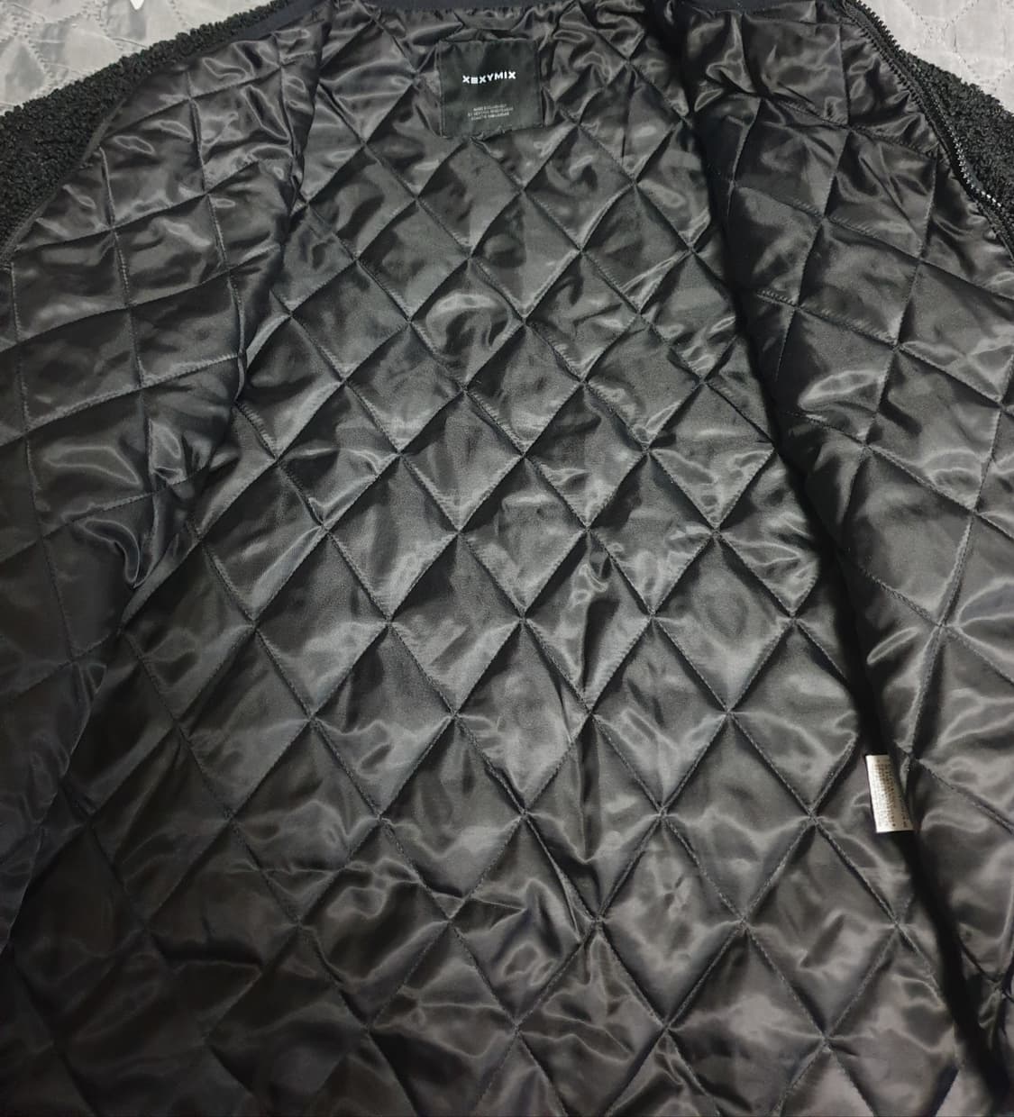 젝시믹스 포켓 쉐르파 라운드넥 점퍼 블랙  (S) 상품이미지4