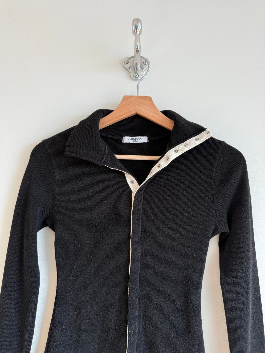 애즈카키(ASKHAKI) 풀버튼업 져지 상품이미지2