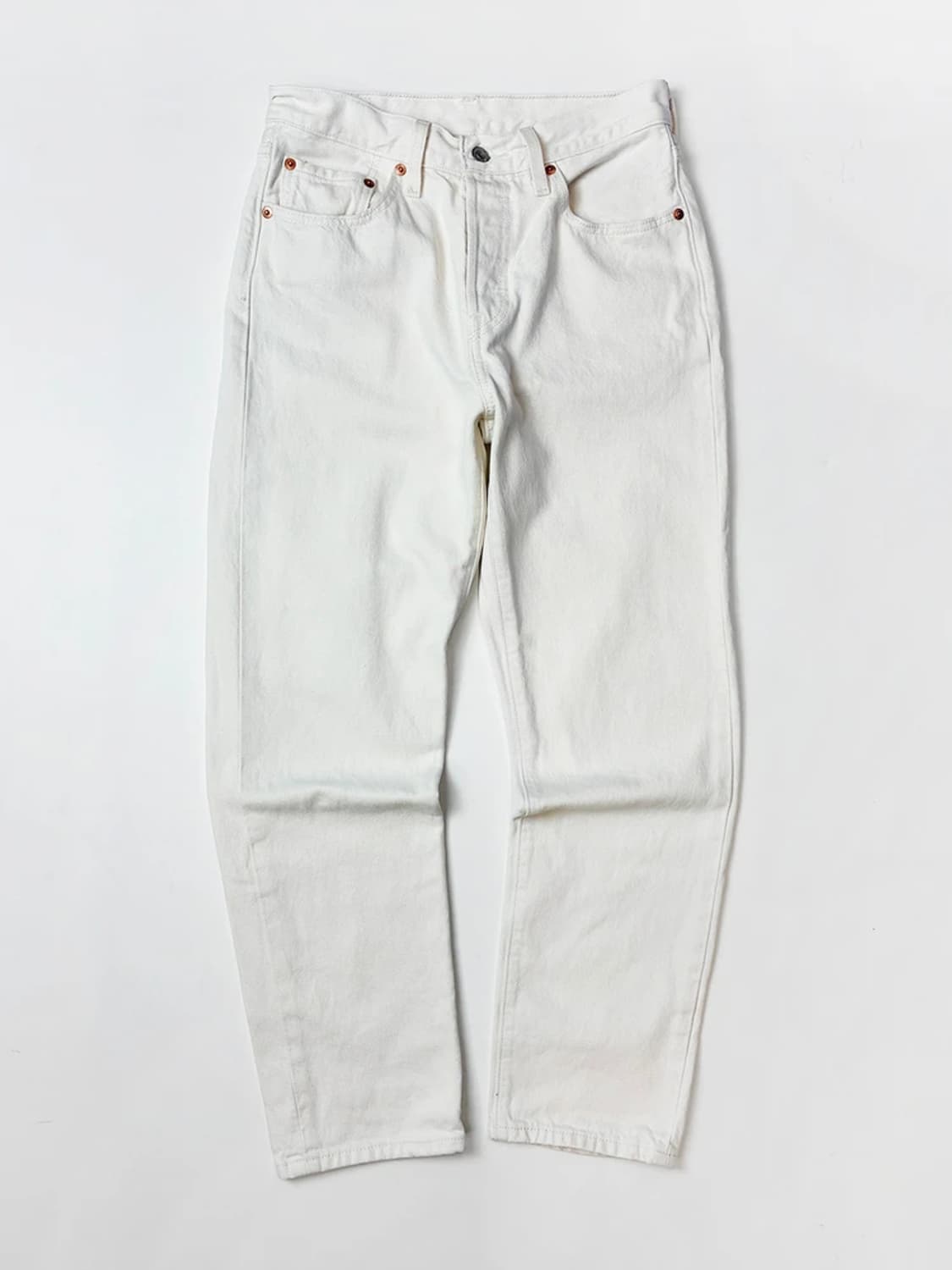 리바이스 501 스트레이트 화이트 데님 팬츠 PN5405 상품이미지4