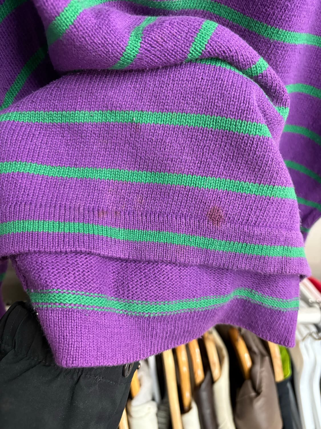 폴로80s 에스에치 단가라 니트 상품이미지4