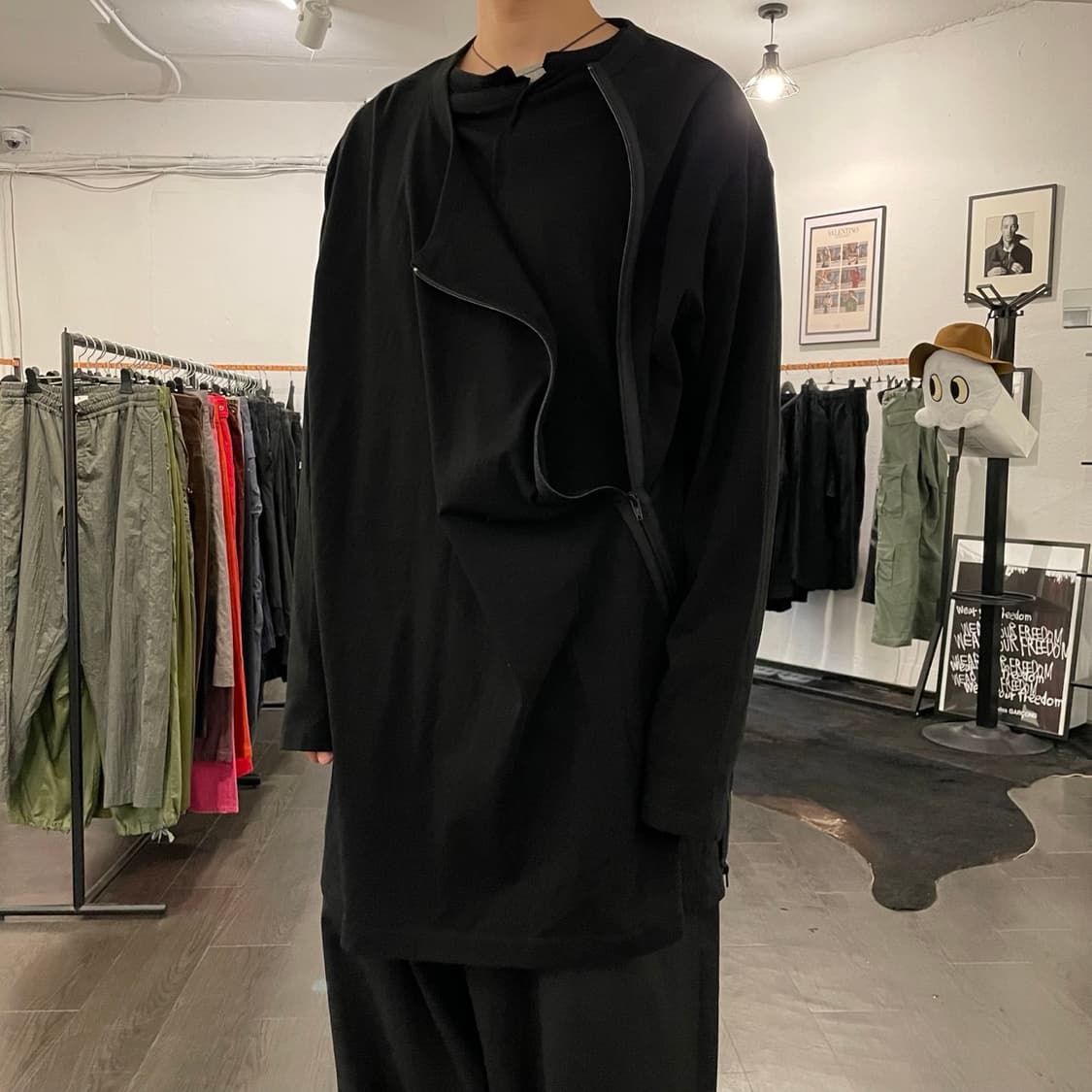 요지야마모토 지퍼 디테일 롱슬리브 상품이미지4