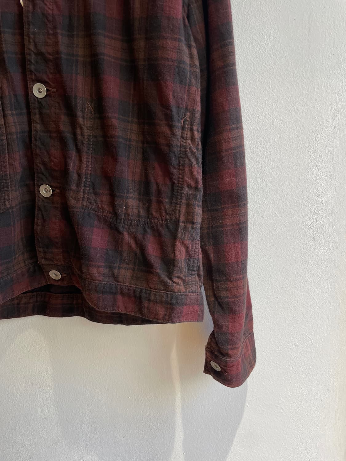 스틸바이핸드 코튼 체크 자켓 상품이미지3