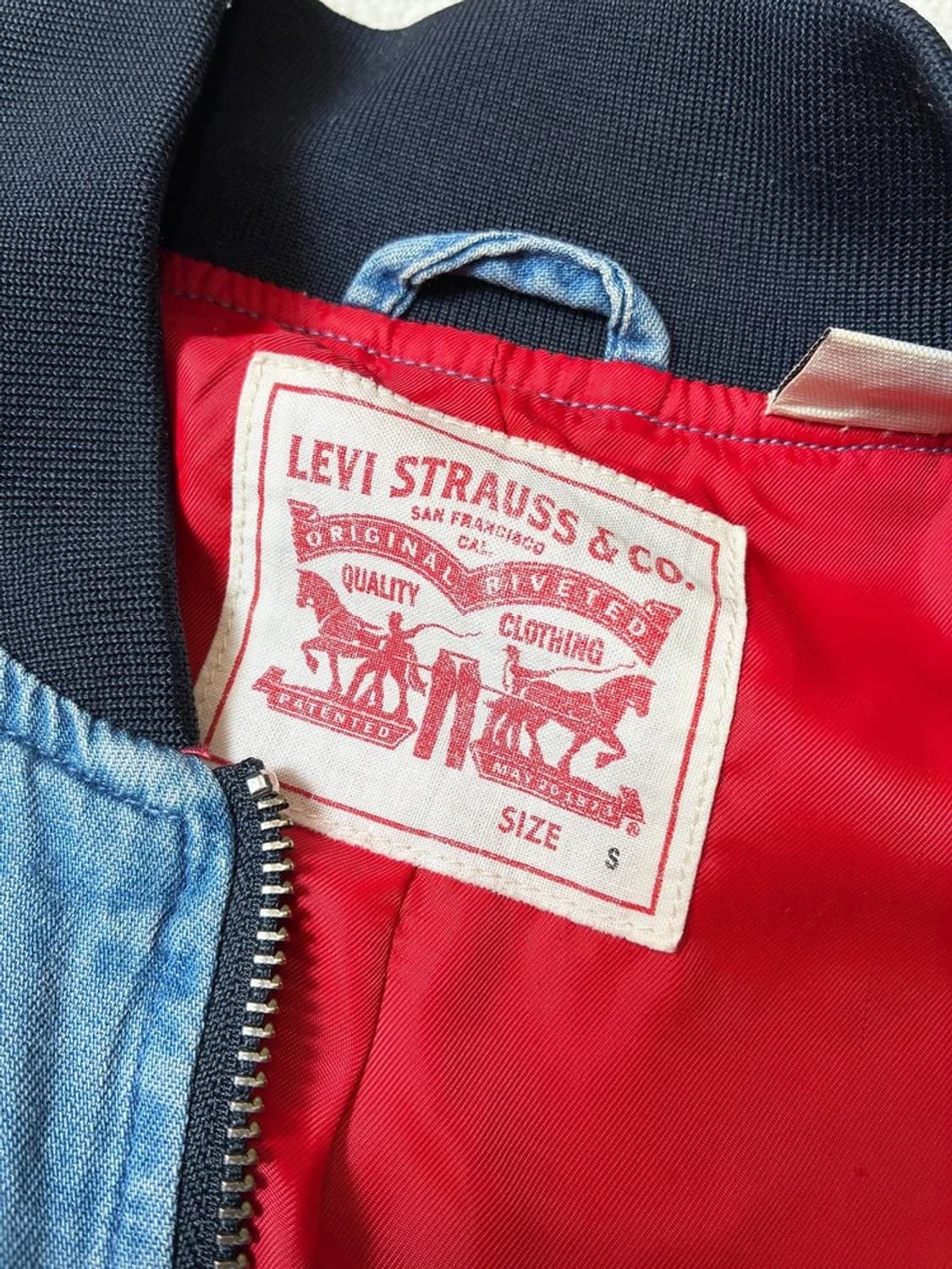 리바이스 00's 레드탭 데님 봄버 자켓 PN7808 상품이미지5