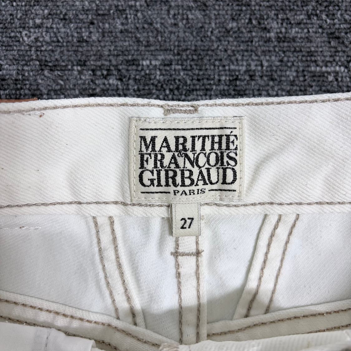 마리떼 프랑소와 저버 W 패치 워크 와이드 데님 팬츠 상품이미지3