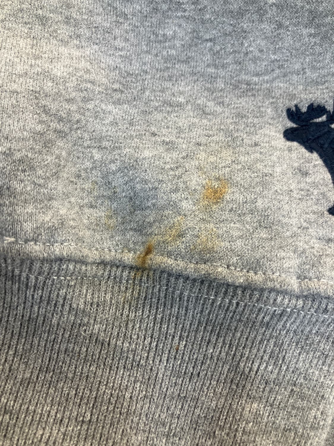 아베크롬비 그레이 플리스 후드집업 XXL 상품이미지6