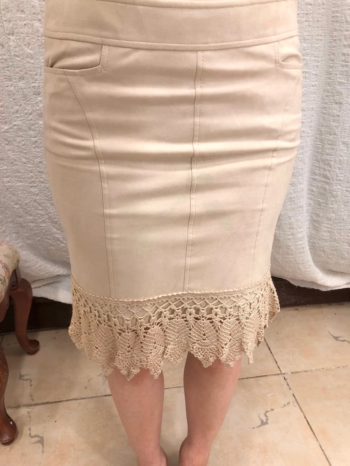 Bohemian crochet midi skirt 상품이미지5