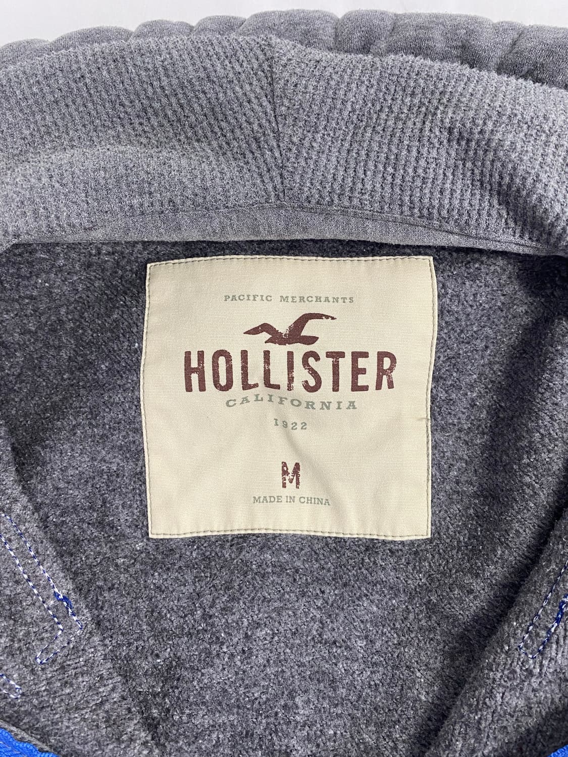 홀리스터 그레이 후드집업 M <584>  상품이미지4