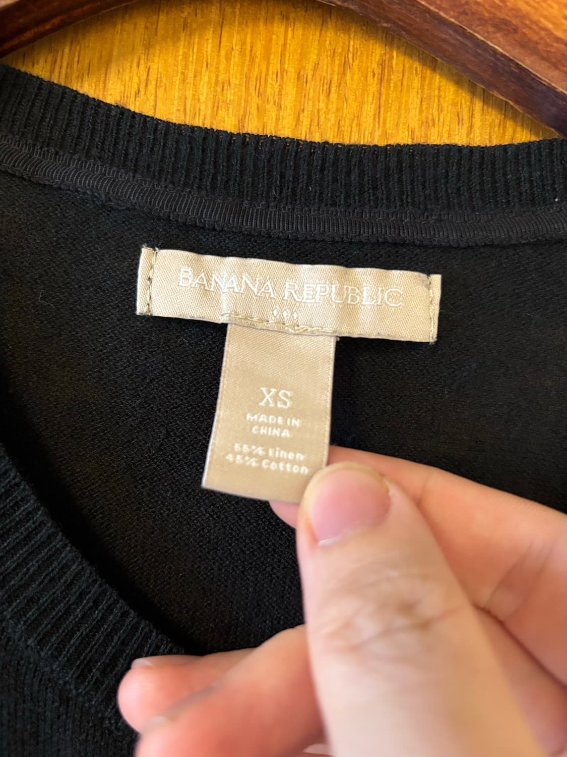 바나나리퍼블릭 블랙 가디건 XS 상품이미지4