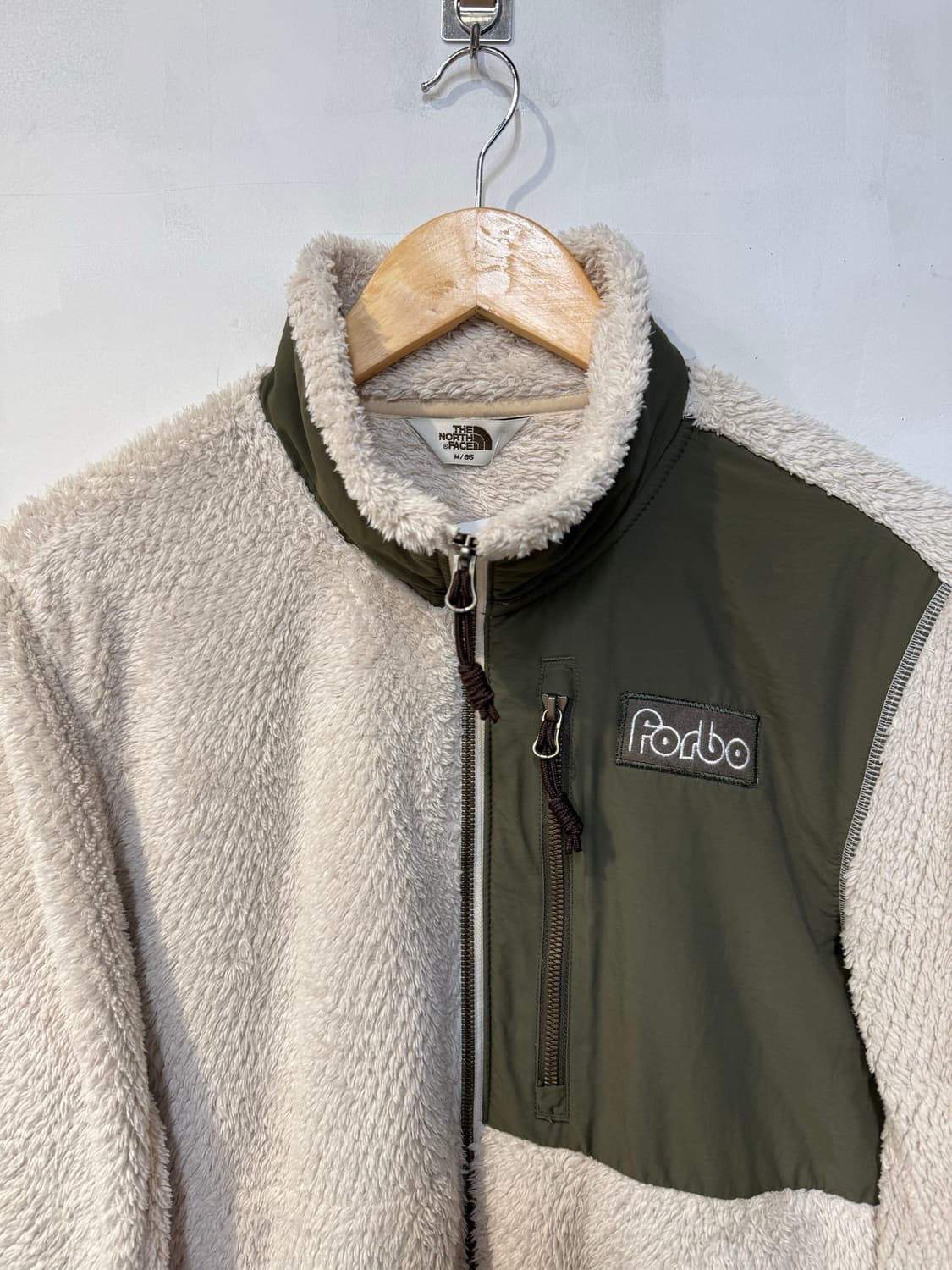 노스페이스 아이보리 플리스 집업 상품이미지2