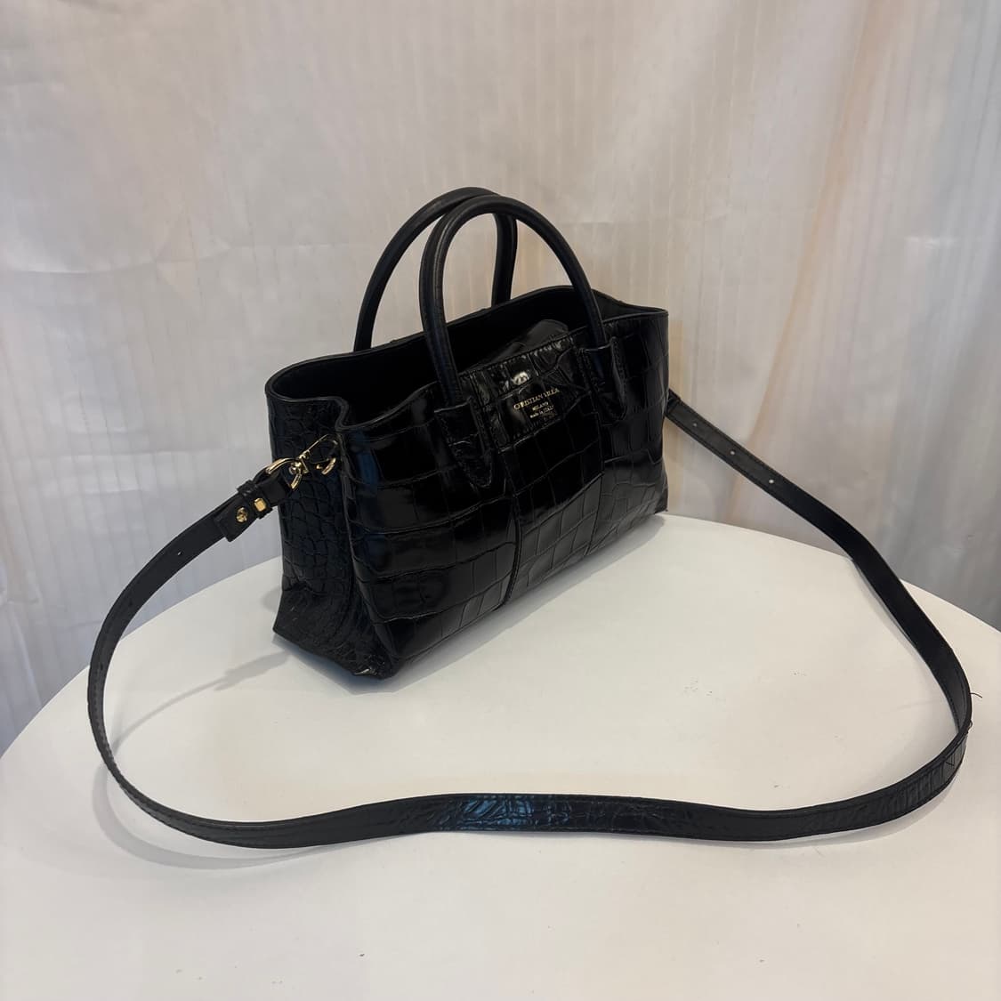 정품 크리스찬 빌라 투웨이 토트백     상품이미지3