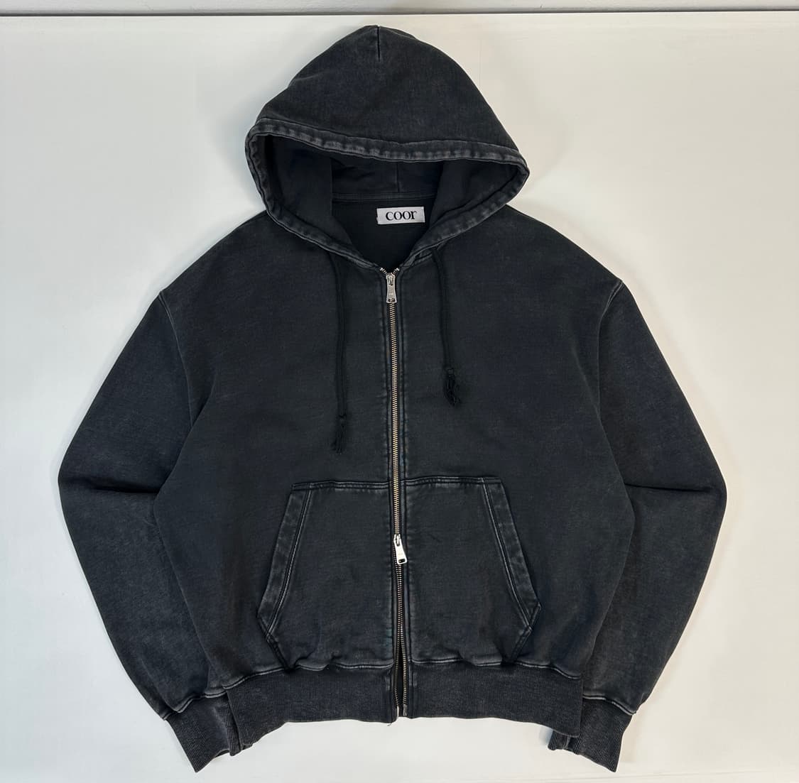 쿠어 가먼트 다잉 후드집업 상품이미지1