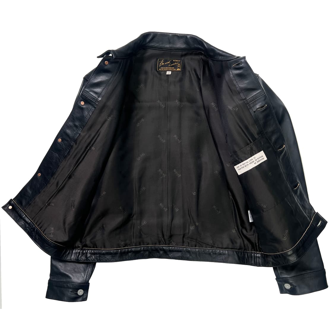 본쿠라 1st 홀스하이드 레더 자켓 (38) 상품이미지8