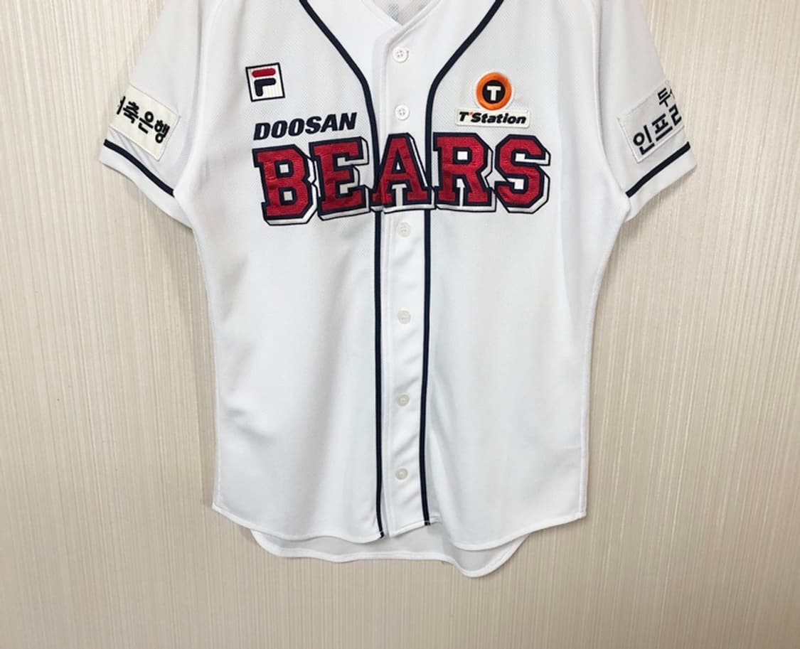 KBO 필라 두산베어스 어센틱 홈유니폼/져지 95 #8 페르난데스(싸인) 상품이미지4