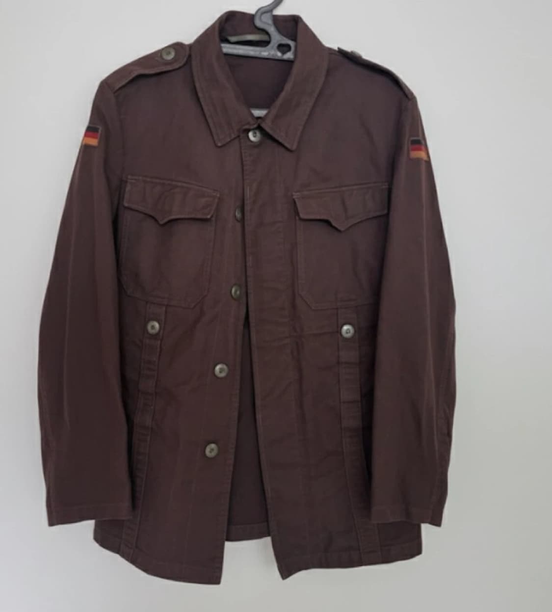버건디 밀리터리 자켓  상품이미지1