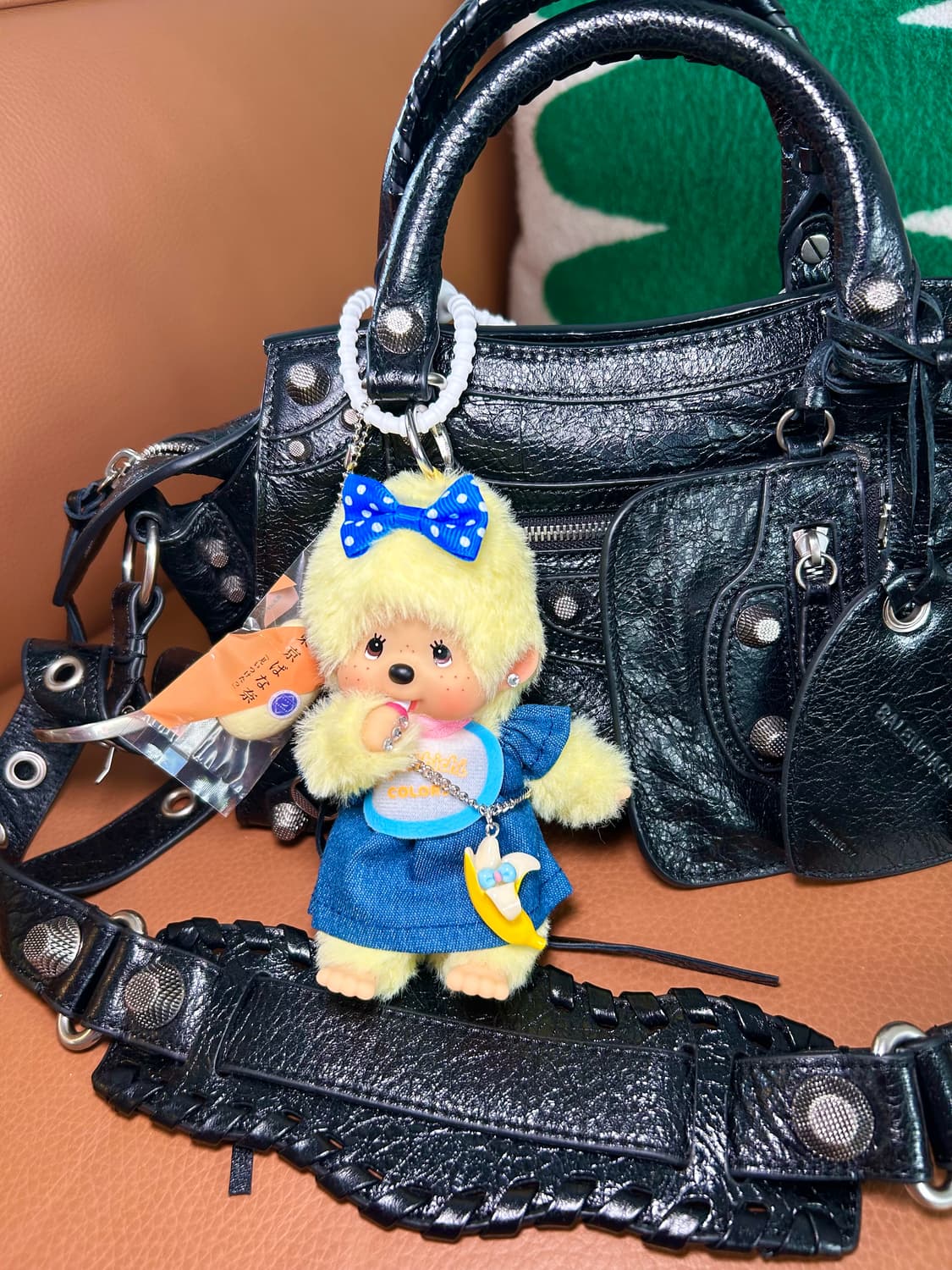 (77)정품몬치치 커스텀키링🍌🙈도쿄바나나💛-1 상품이미지6