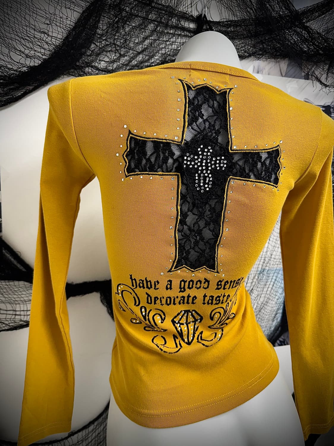 Cecil mcbee cross detailed longsleeve 상품이미지2